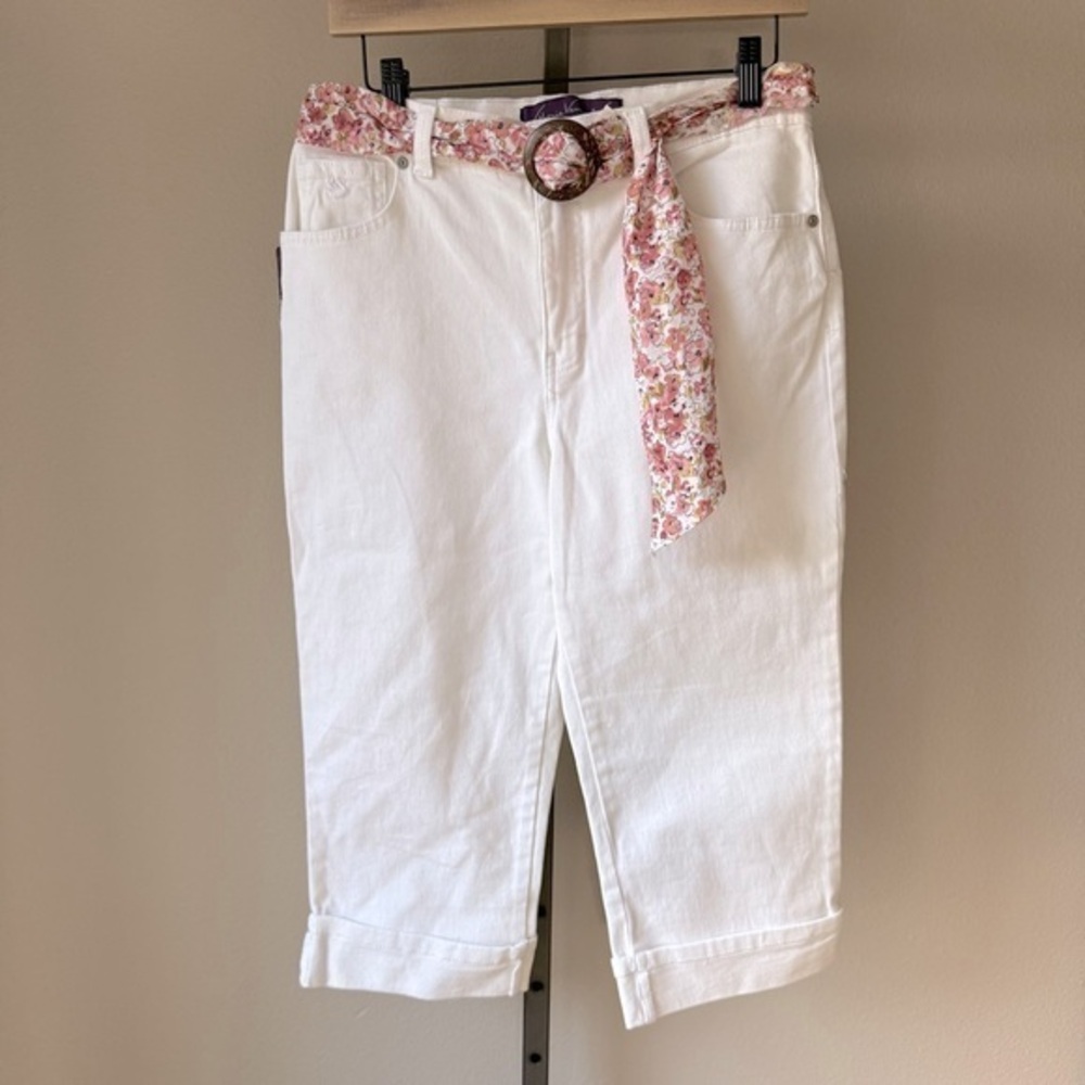 NWT Gloria Vanderbilt Amanda Capri size 10